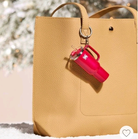 Stanley Water Bottle Ornament Keychain, Red - Picture 7 of 8